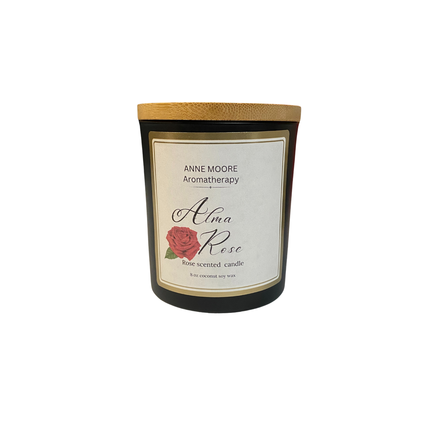 1 wick candle 8oz- Alma Rose