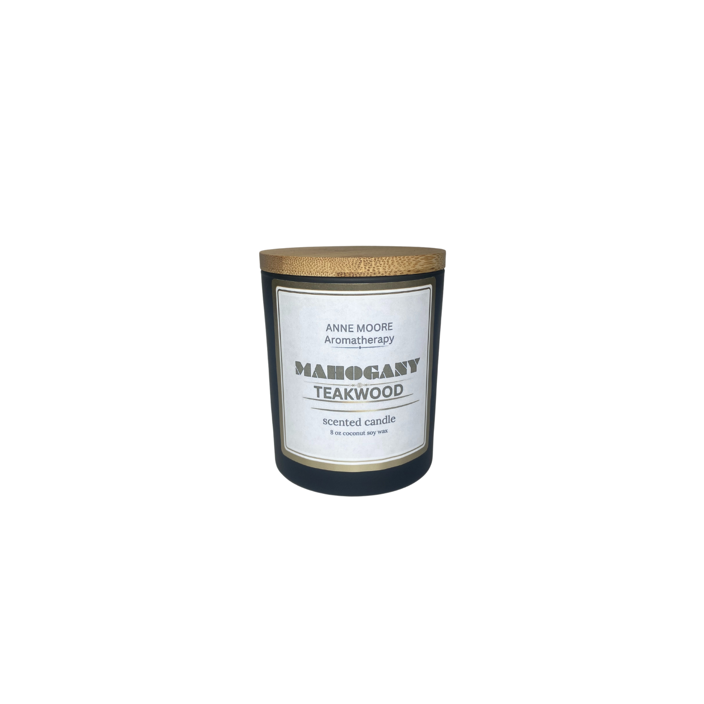 1 wick candle 8oz- Mahogany Teakwood
